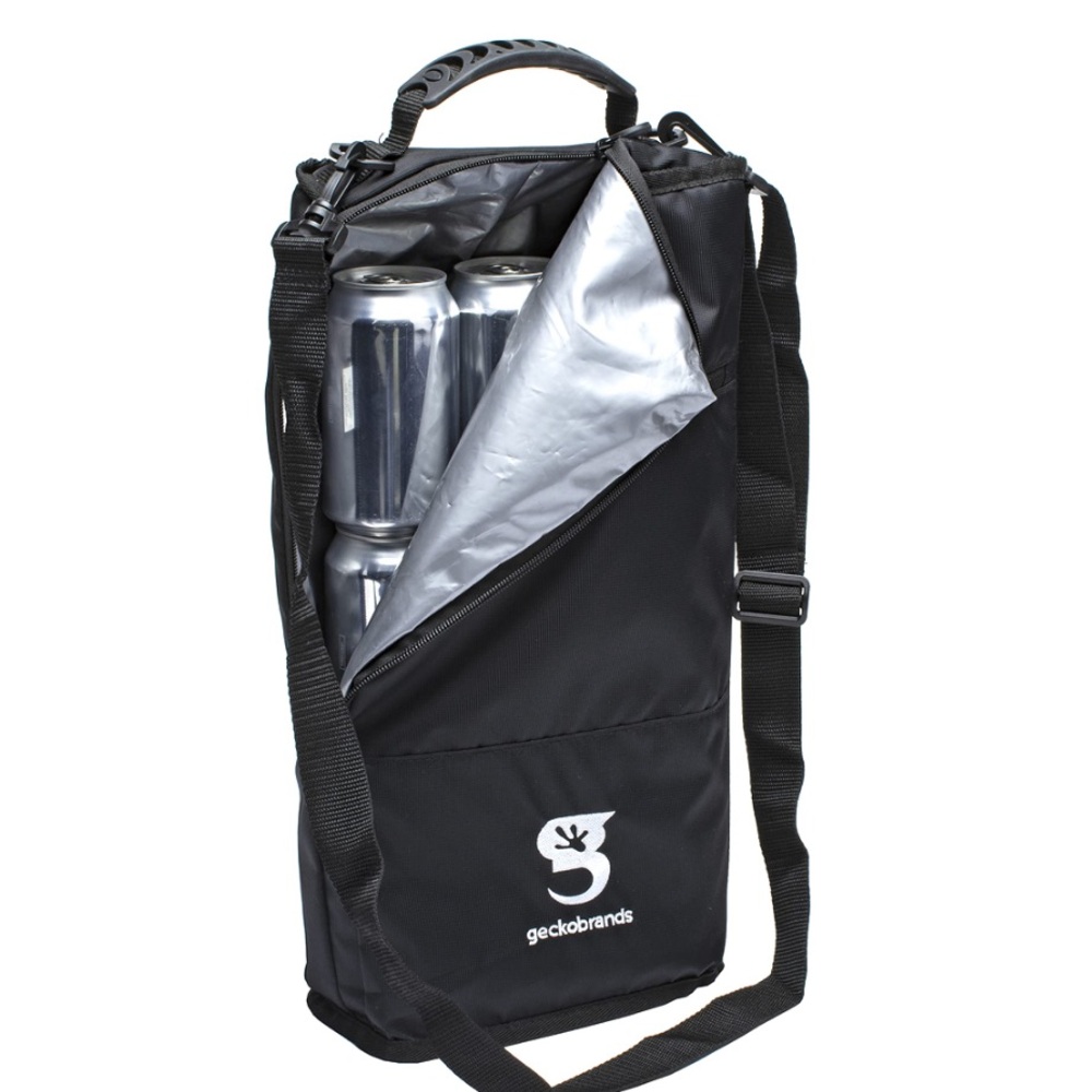 NWT Geckobrands Verticool 9 Can Cooler - Black